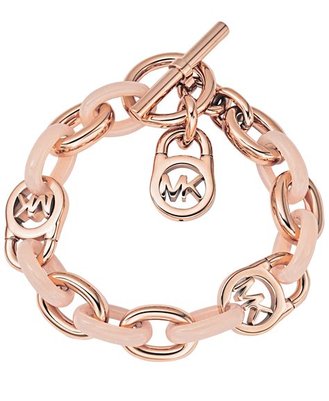 michael kors armband rosegold läuft an|michael kors rose gold tone.